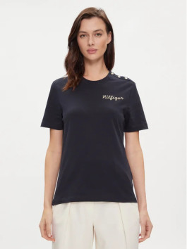 náhled Tommy Hilfiger dámské tmavě modré triko
