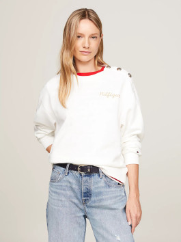 náhled Tommy Hilfiger dámská bílá mikina
