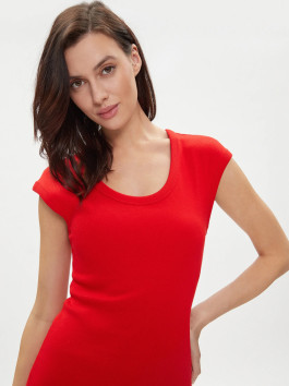 náhled Tommy Hilfiger dámské červené šaty