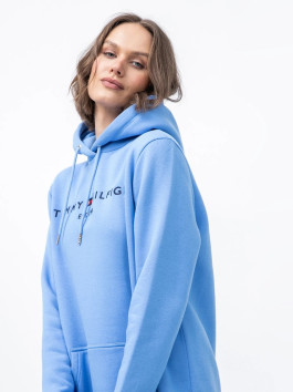 náhled Tommy Hilfiger dámské modré mikinové šaty