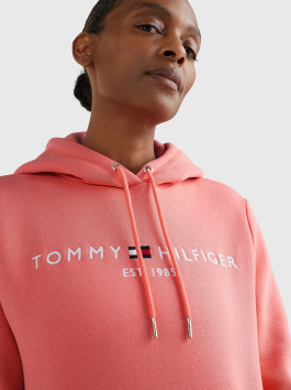 náhled Tommy Hilfiger dámské oranžové mikinové šaty