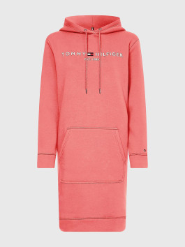 náhled Tommy Hilfiger dámské oranžové mikinové šaty