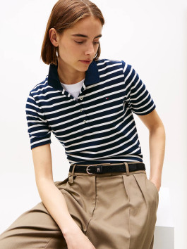 náhled Tommy Hilfiger dámské pruhované polo tričko 1985