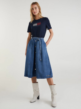 náhled Tommy Hilfiger dámské modré tričko