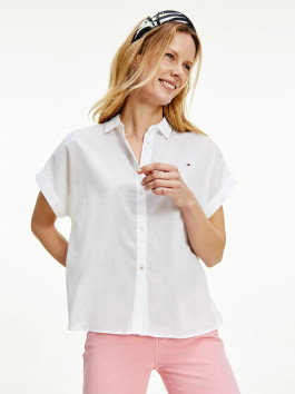 náhled Tommy Hilfiger dámská bílá košile Voile