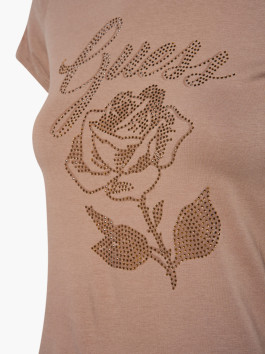 náhled Guess dámské hnědé tričko