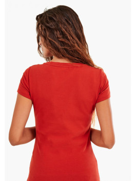 náhled Guess dámské cihlové tričko