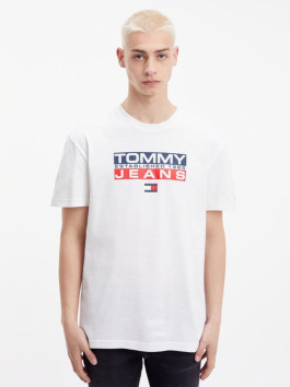 náhled Tommy Jeans pánské bílé tričko Athletic