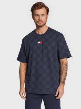 náhled Tommy Jeans pánské modré tričko