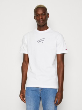 náhled Tommy Jeans pánské bílé triko SIGNATURE