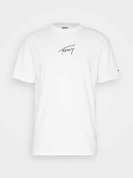 náhled Tommy Jeans pánské bílé triko SIGNATURE