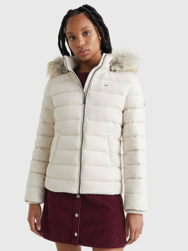 náhled Tommy Jeans dámská béžová zimní bunda