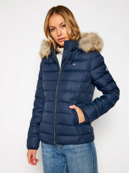 náhled Tommy Jeans dámská tmavě modrá zimní bunda