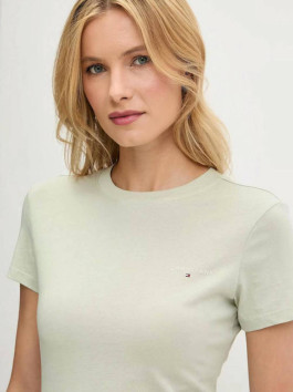 náhled Tommy Jeans dámské zelené tričko