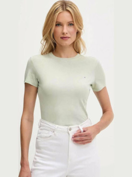 náhled Tommy Jeans dámské zelené tričko