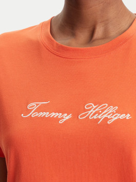 náhled Tommy Hilfiger dámské oranžové tričko