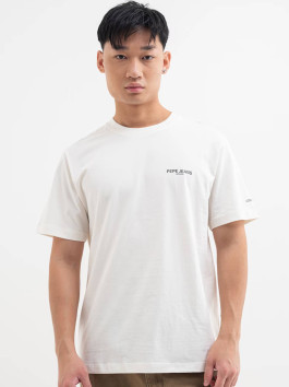 náhled Pepe Jeans pánské krémové tričko