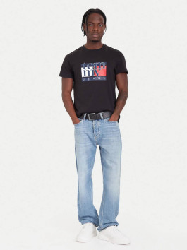 náhled Tommy Jeans pánské černé triko