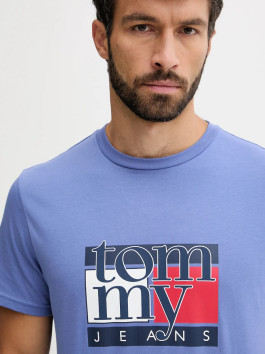 náhled Tommy Jeans pánské modré triko