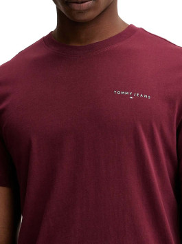 náhled   Tommy Jeans pánské vínové tričko