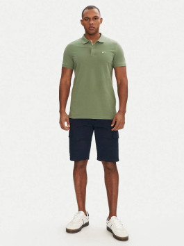 náhled Tommy Jeans pánské khaki polo triko