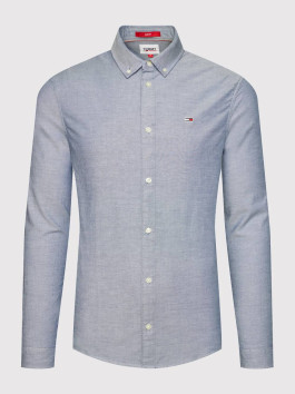 náhled Tommy Jeans pánská modrá košile
