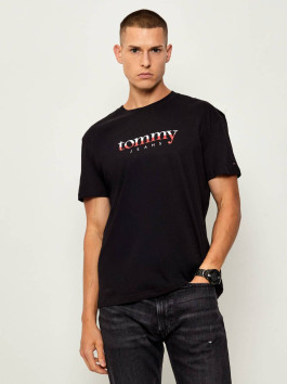 náhled Tommy Jeans pánské černé triko