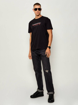 náhled Tommy Jeans pánské černé triko