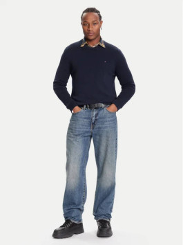 náhled Tommy Jeans pánský modrý svetr