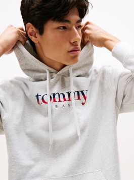 náhled Tommy Jeans pánská šedá mikina