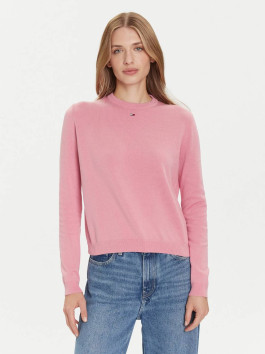 náhled Tommy Jeans dámský růžový svetr