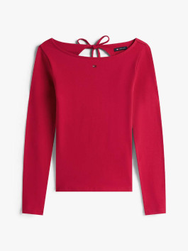 náhled Tommy Jeans dámské růžové tričko