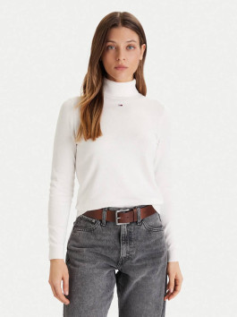 náhled Tommy Jeans dámský krémový rolák