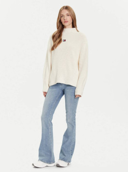 náhled Tommy Jeans dámský krémový svetr