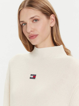 náhled Tommy Jeans dámský krémový svetr