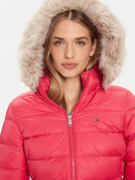 náhled Tommy Jeans dámská růžová bunda