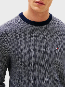 náhled Tommy Hilfiger pánský tmavě modrý svetr