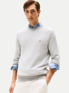 náhled Tommy Hilfiger pánský světle šedý svetr