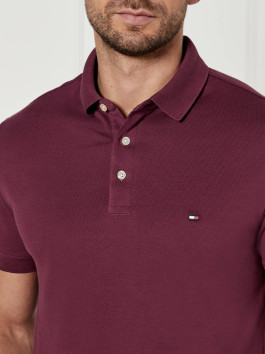 náhled Tommy Hilfiger pánské vínové polo tričko