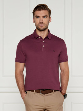 náhled Tommy Hilfiger pánské vínové polo tričko
