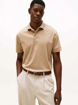 náhled Tommy Hilfiger pánské béžové polo tričko