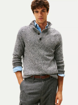 náhled Tommy Hilfiger pánský šedý svetr