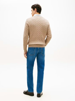 náhled Tommy Hilfiger pánský béžový svetr