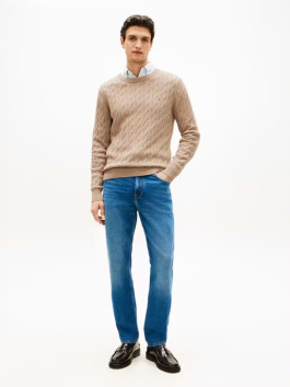 náhled Tommy Hilfiger pánský béžový svetr