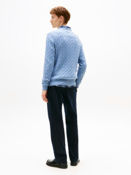 náhled Tommy Hilfiger pánský modrý svetr