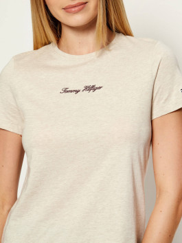 náhled Tommy Hilfiger dámské krémové triko