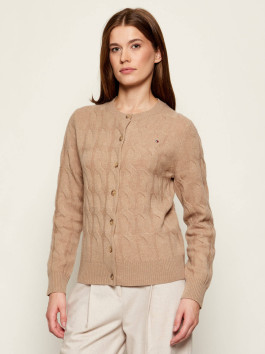 náhled Tommy Hilfiger dámský béžový svetr