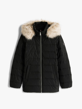 náhled Tommy Hilfiger dámská černá péřová bunda 