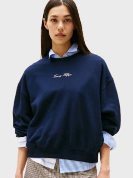 náhled Tommy Hilfiger dámská tmavě modrá mikina