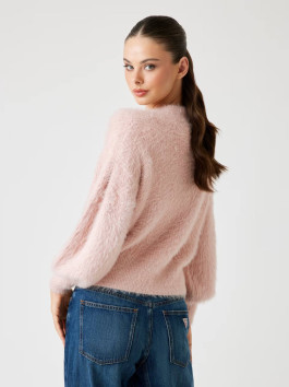 náhled Guess dámský světle růžový svetr